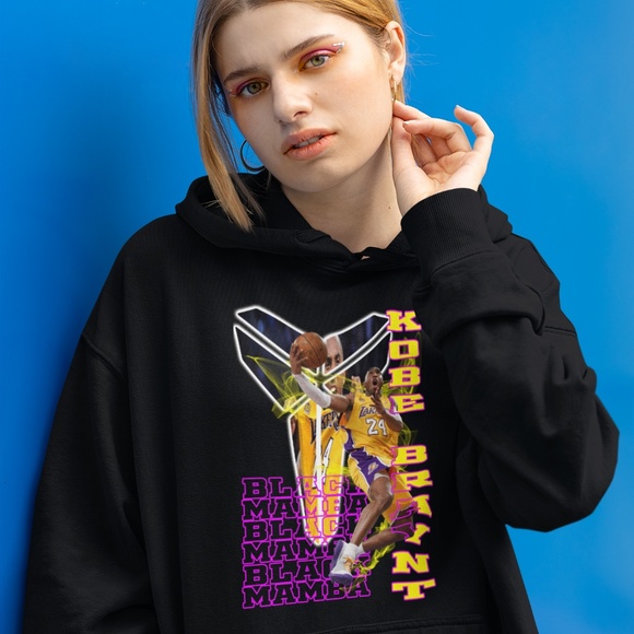 BLACK MAMBA KOBE;  BE THE BEST VERSION OF YOURSELF:: UNISEX CUSTOM HOODIE - Picture 2 of 8